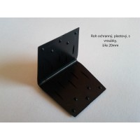 Plastic edge corners for strips up to 25 mm