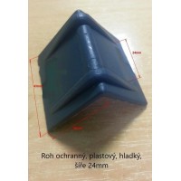 Plastic edge corners for strips up to 25 mm