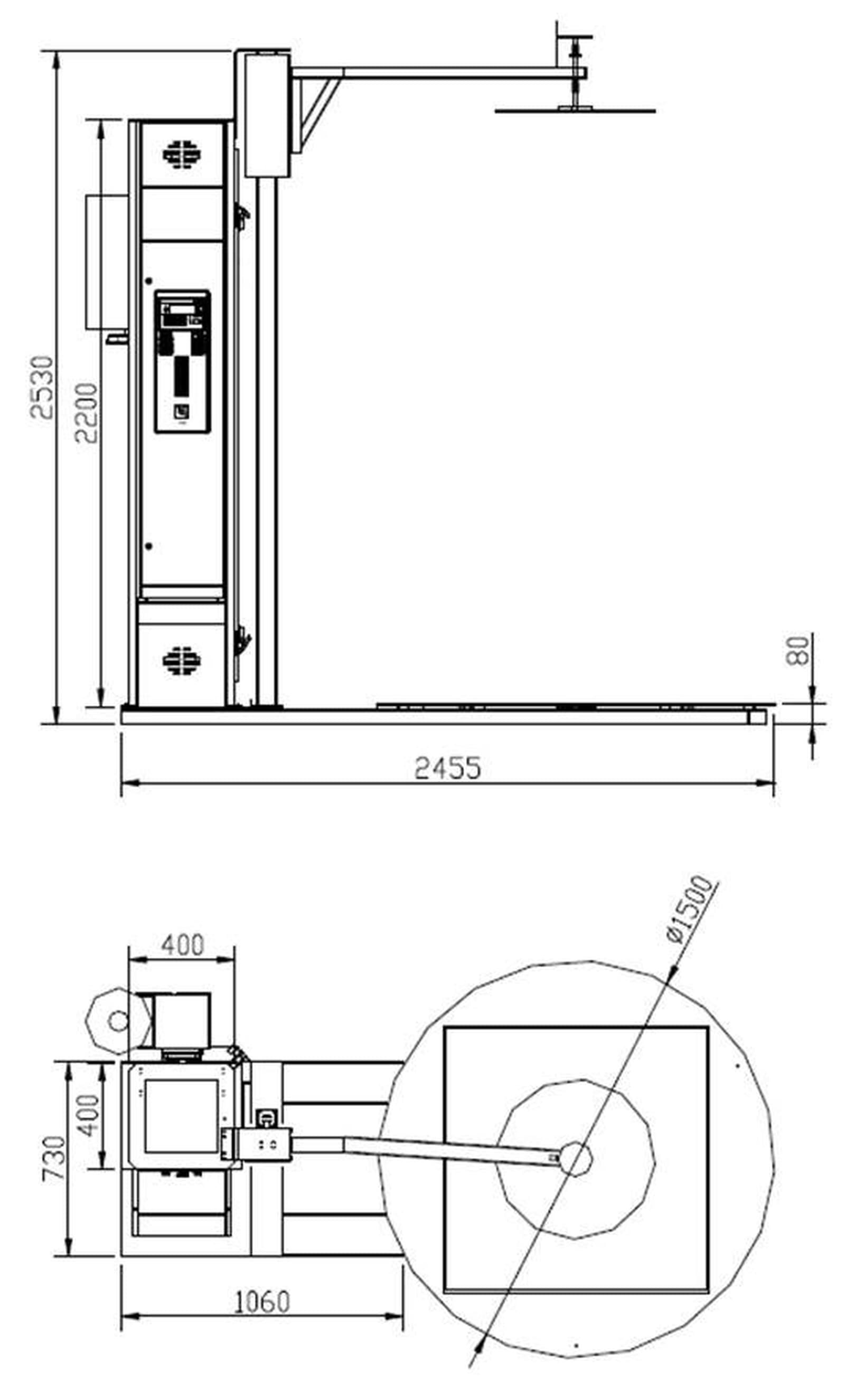Ovinovací stroj EXP-4505 B