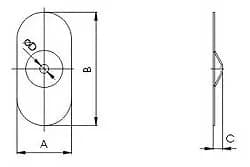 Oval Plate 3 025 00 - 3 026 00