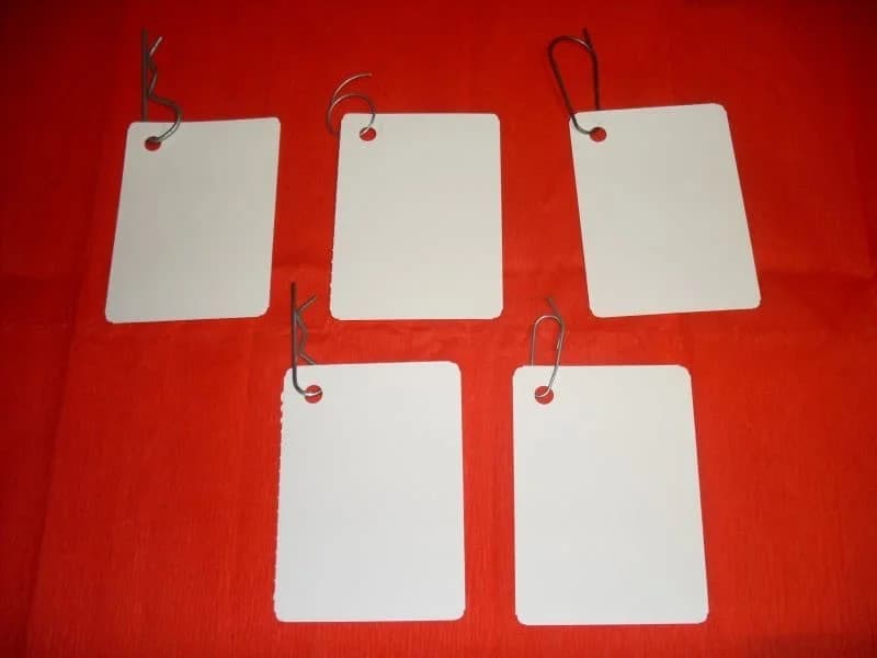 Hanging clip for labels SV160