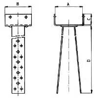 Ridge and Hip Batten Holder 3 065 00