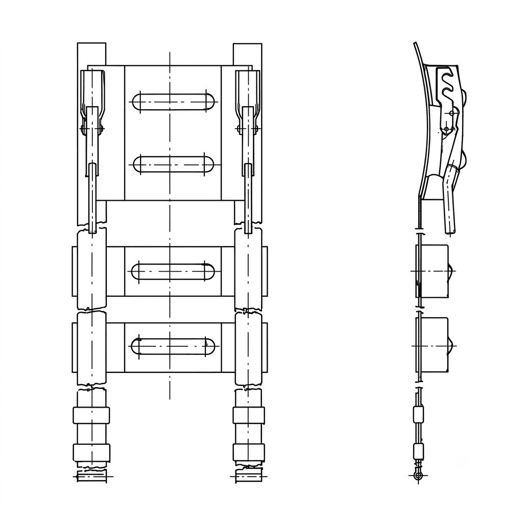 Clamps for lutes 1 305 00 - 1 307 00