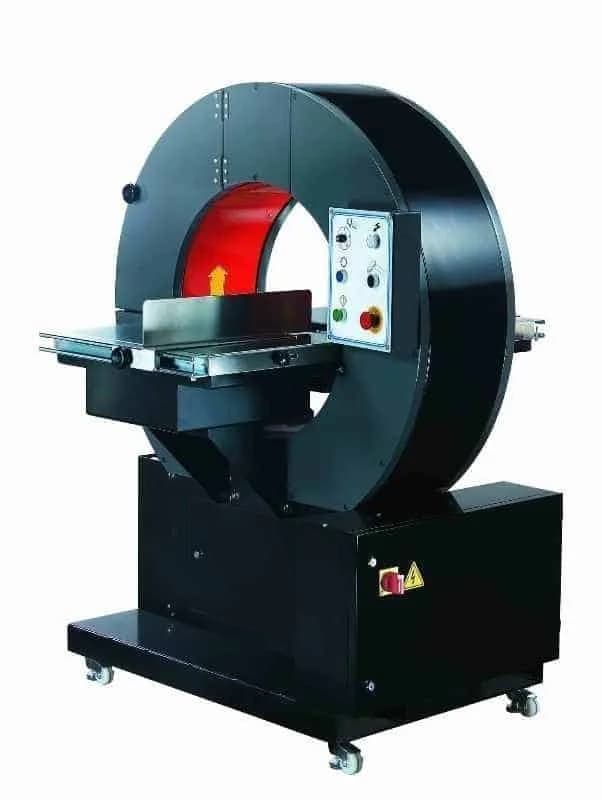 Ovinovací stroj EXR-401 - horizontální, poloautomat s odřezem fólie