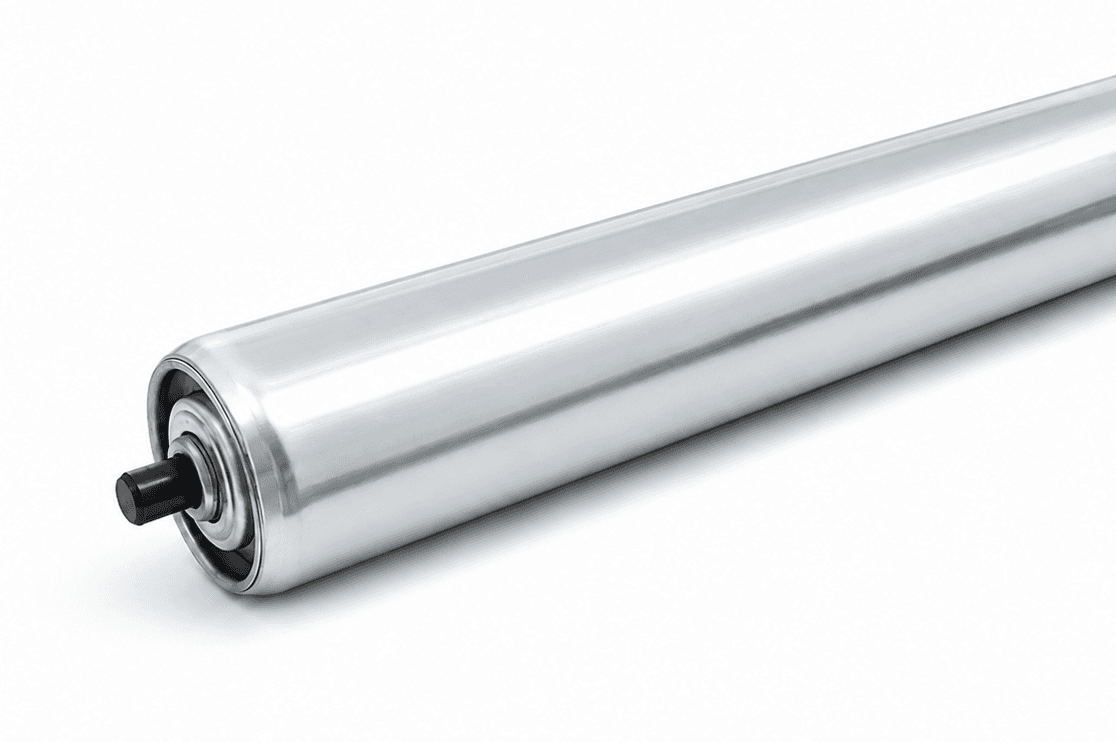 Roller Type 2, Ø50 Steel, Shaft 10 mm, L=800 mm, 40 kg