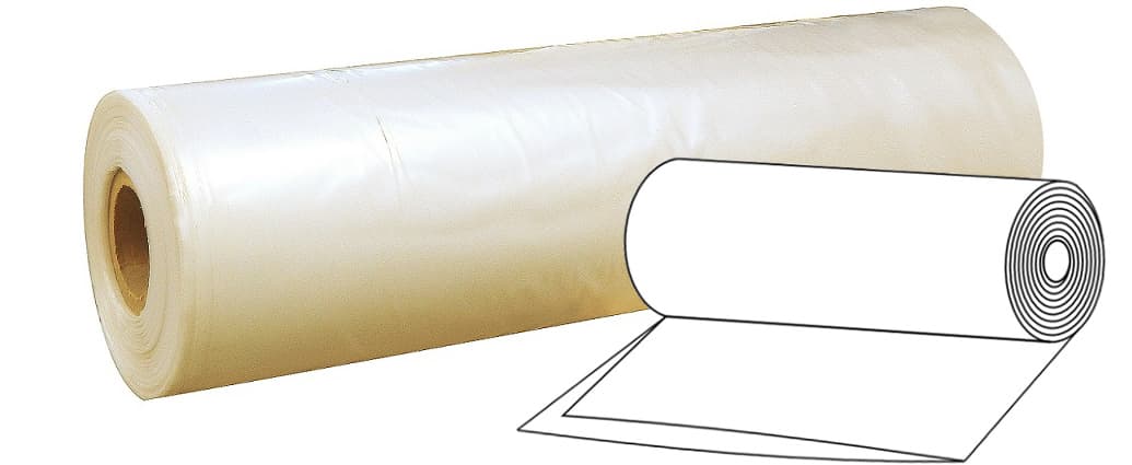 PE tubular film (lay-flat), 350 x 0.050 mm, recycled
