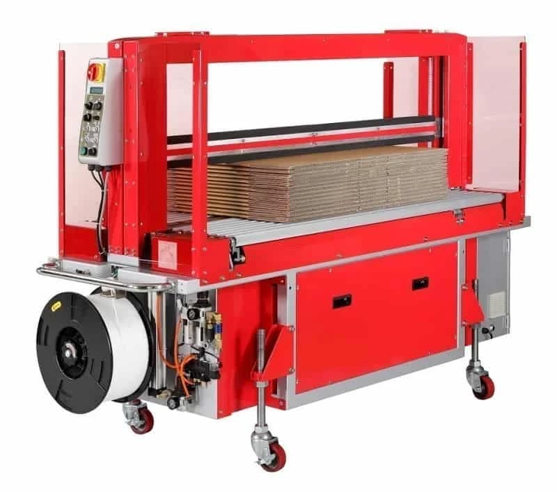 Automatic inline strapping machine TP-702C CORRUGATED STRAPPER - for PP strap